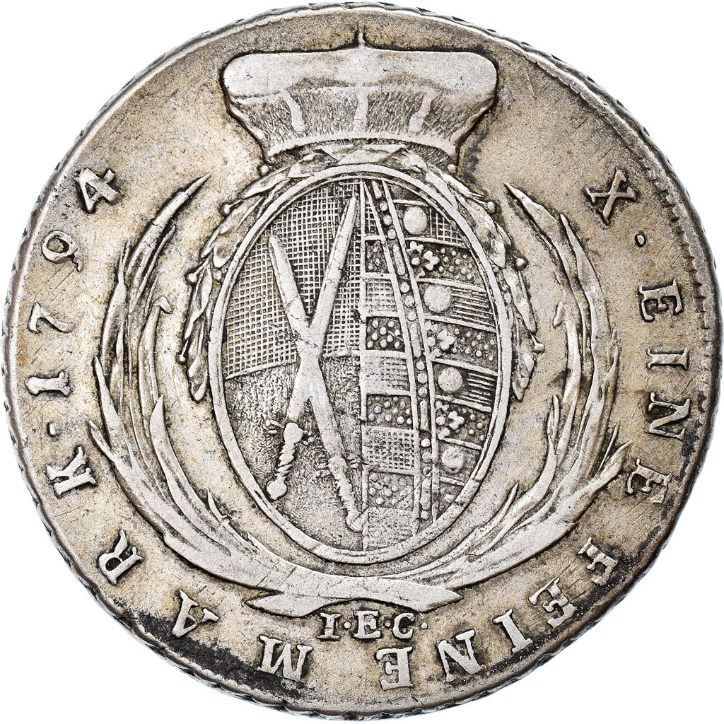 Coin, German States, SAXONY-ALBERTINE, Friedrich August III, Thaler, 1793