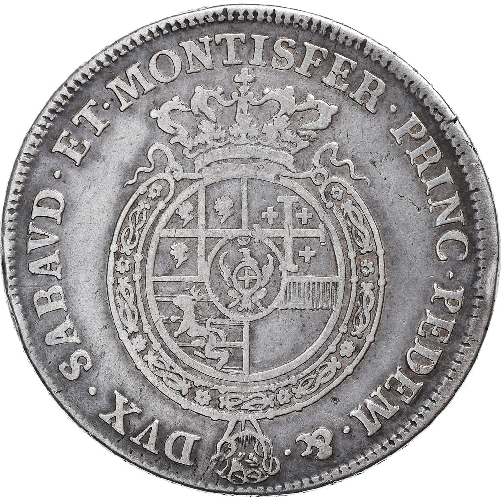 Münze, Italien Staaten, SARDINIA, Carlo Emanuele III, Scudo, 1756, Torino