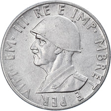 Monnaie, Albania, Vittorio Emanuele III, 0.50 Lek, 1939, Rome, TTB+, Stainless