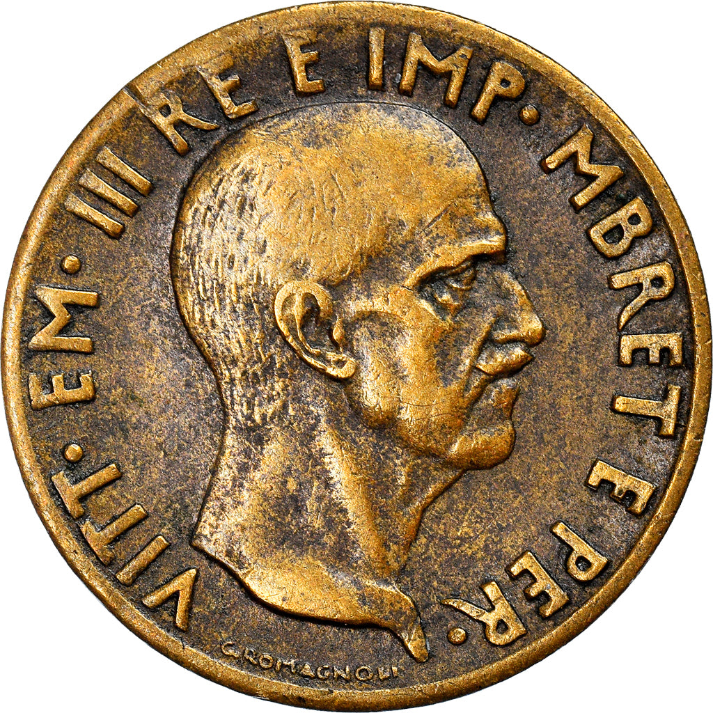 Monnaie, Albania, Vittorio Emanuele III, 0.05 Lek, 1940, Rome, TTB