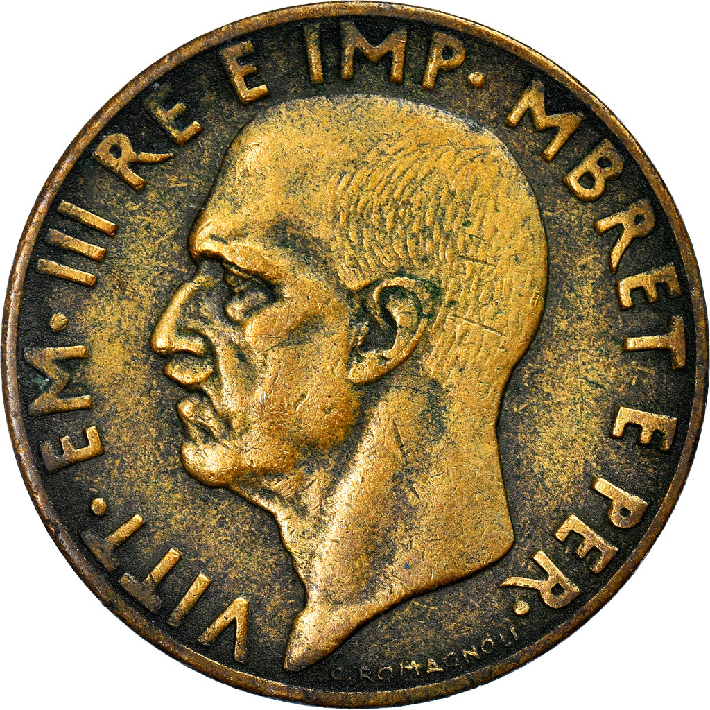 Monnaie, Albania, Vittorio Emanuele III, 0.10 Lek, 1940, Rome, TTB