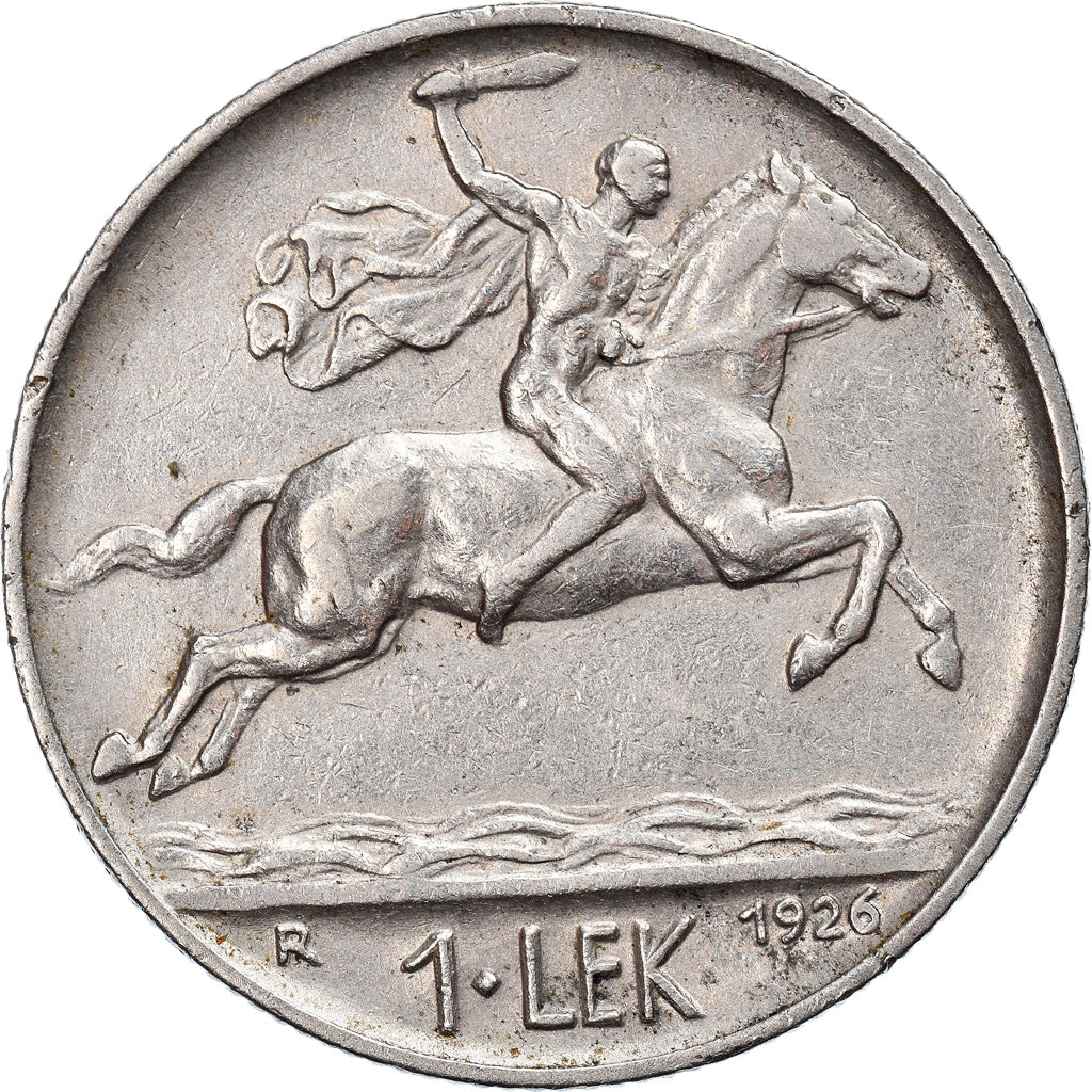 Moneda, Albania, Lek, 1926, Rome, MBC, Níquel, KM:5