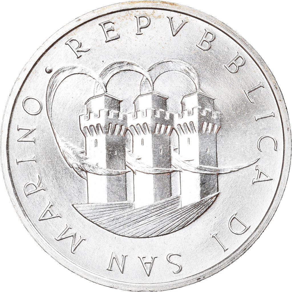 Coin, San Marino, 500 Lire, 1989, Rome, MS(65-70), Silver, KM:243