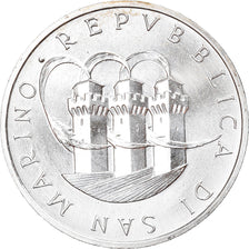 Coin, San Marino, 500 Lire, 1989, Rome, MS(65-70), Silver, KM:243