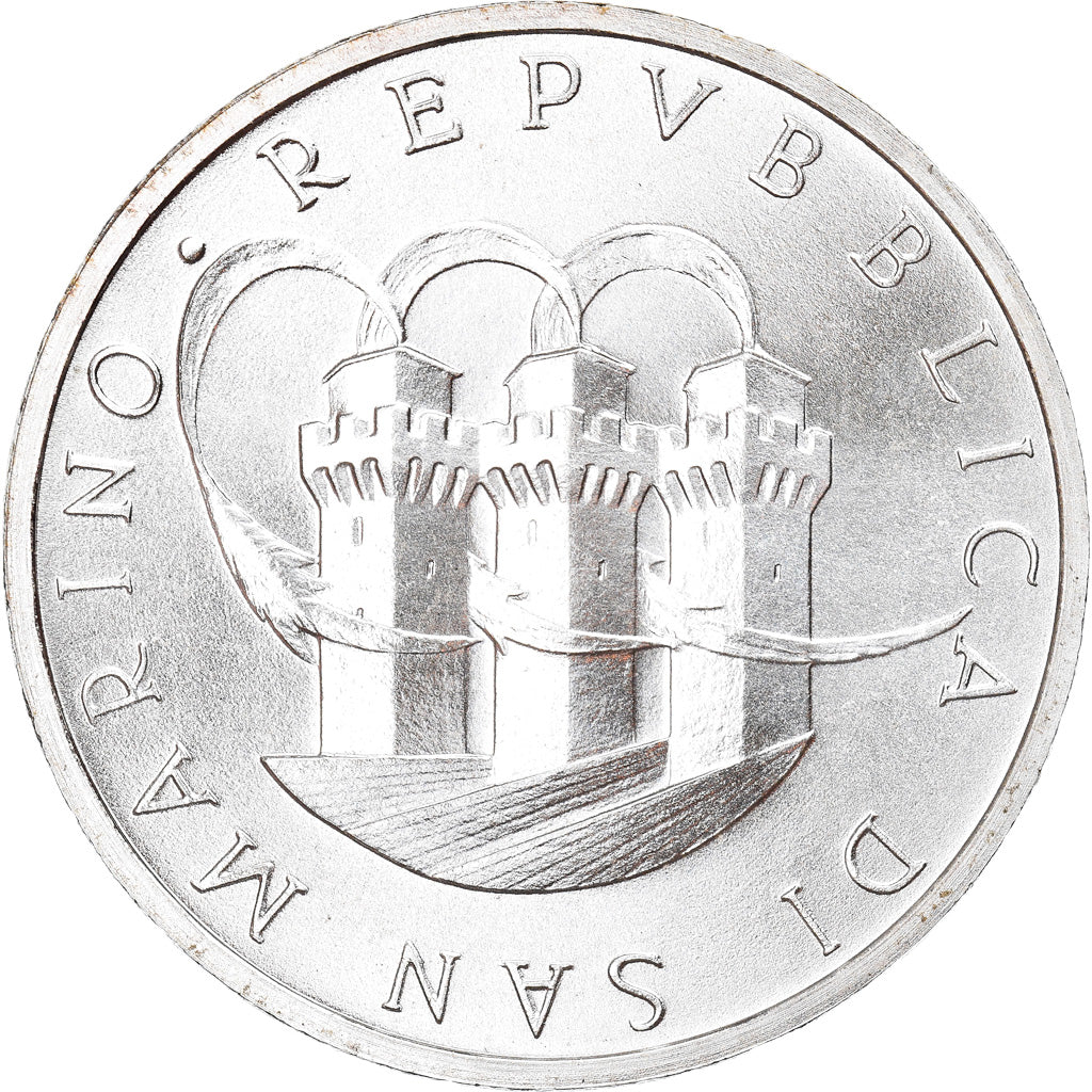 Coin, San Marino, 1000 Lire, 1989, Rome, MS(65-70), Silver, KM:244
