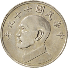 CINESE, REPUBBLICA, TAIWAN, 5 Yüan, 2008, SPL, Rame-nichel, KM:552