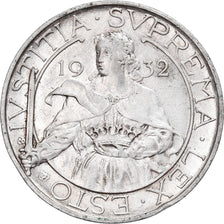 Coin, San Marino, 10 Lire, 1932, Rome, EF(40-45), Silver, KM:10