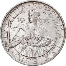 Coin, San Marino, 10 Lire, 1933, Rome, EF(40-45), Silver, KM:10