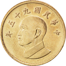 CHINA, REPUBLIC OF, Yuan, 2006, KM #551, MS(63), Aluminum-Bronze, 20, 3.80