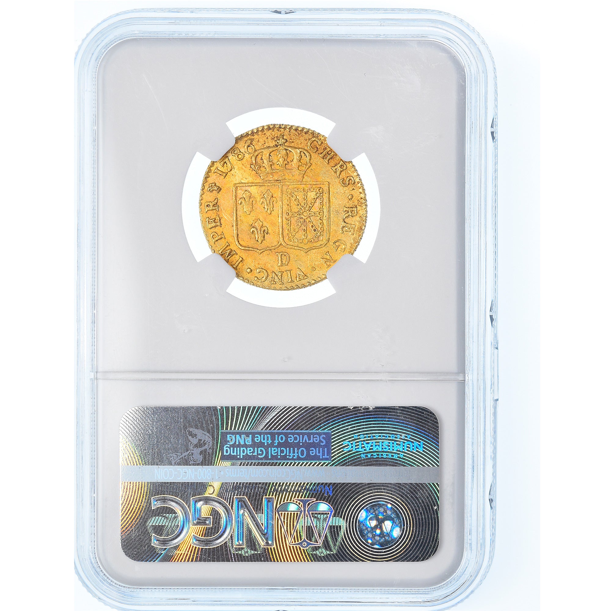 Coin, France, Louis XVI, Louis d'or à la tête nue, Louis d'Or, 1786, Lyon