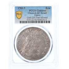 Monnaie, France, Louis XIV, Écu aux insignes, Ecu, 1701, Rennes, PCGS, AU