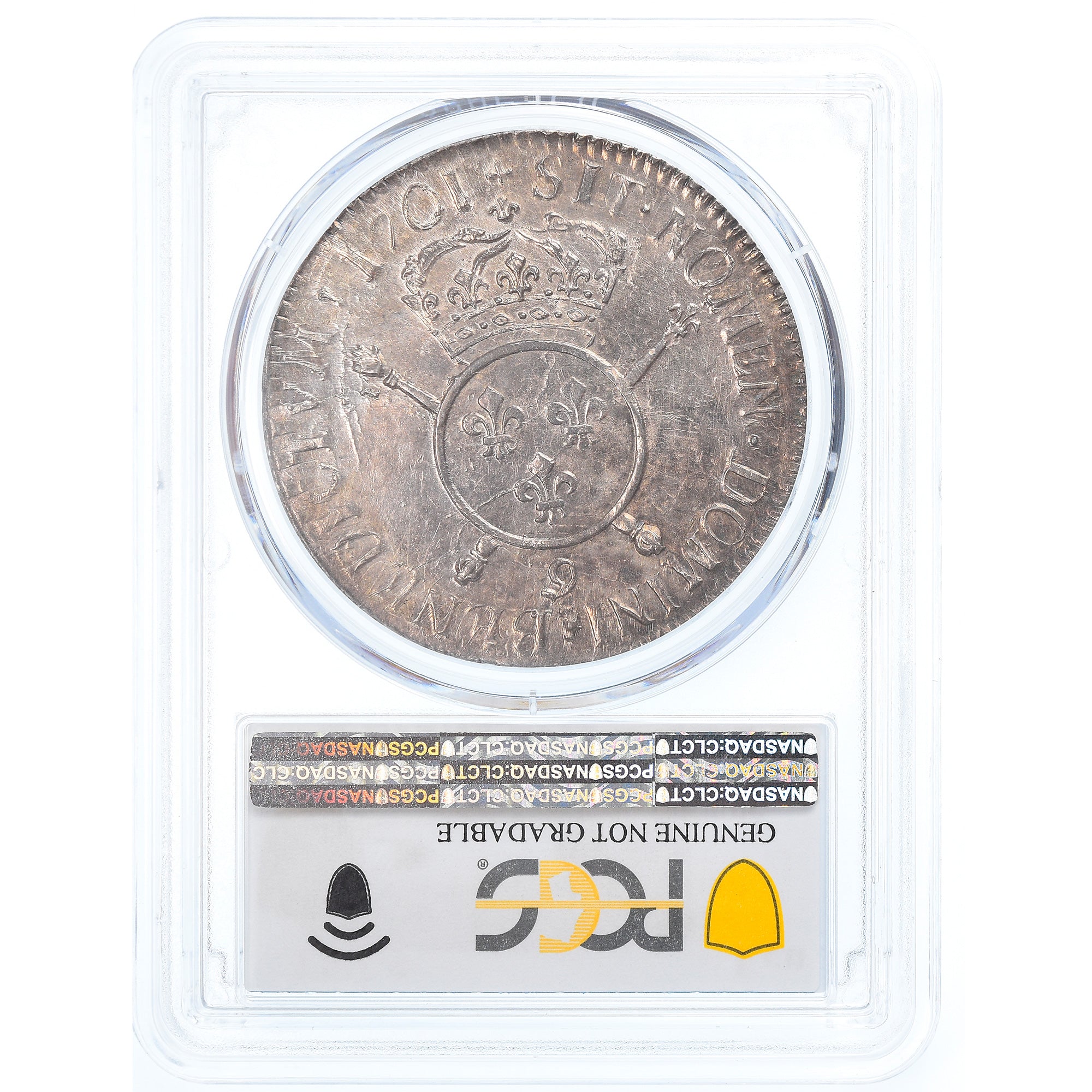 Monnaie, France, Louis XIV, Écu aux insignes, Ecu, 1701, Rennes, PCGS, AU