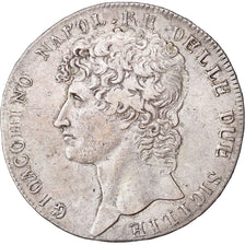 Moneta, DEPARTAMENTY WŁOSKIE, NAPLES, Joachim Murat, 12 Carlini, 1809, Bardzo