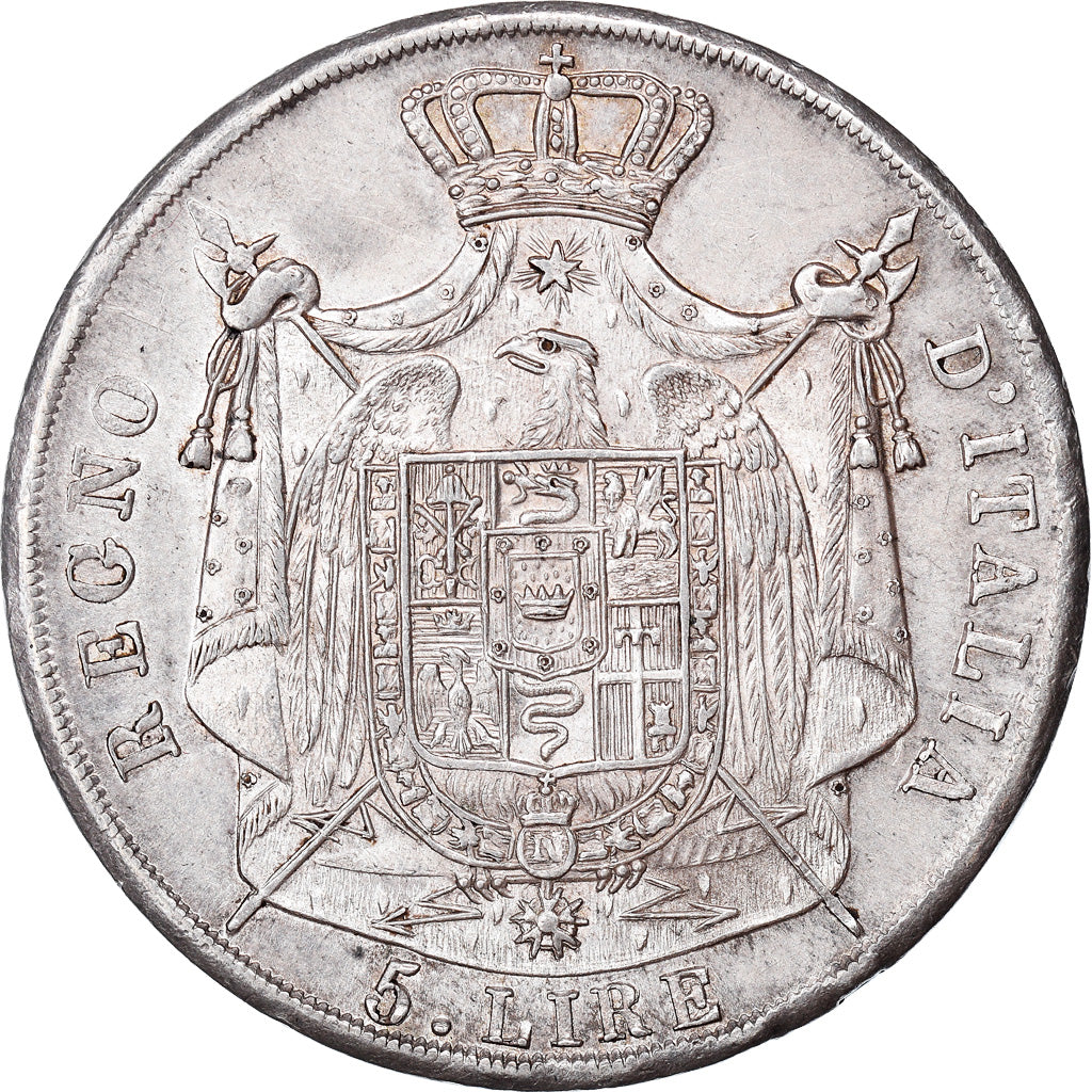Coin, ITALIAN STATES, KINGDOM OF NAPOLEON, Napoleon I, 5 Lire, 1811, Milan