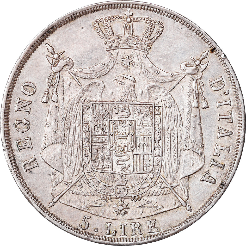 Coin, ITALIAN STATES, KINGDOM OF NAPOLEON, Napoleon I, 5 Lire, 1812, Milan