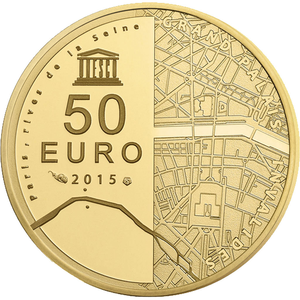 Coin, France, 50 Euro, 2015, MS(65-70), Gold