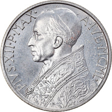 Coin, VATICAN CITY, Pius XII, 5 Lire, 1950, Roma, MS(65-70), Aluminum, KM:46
