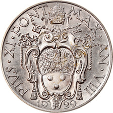 Monnaie, Cité du Vatican, Pius XI, 2 Lire, 1929, Roma, SPL, Nickel, KM:6
