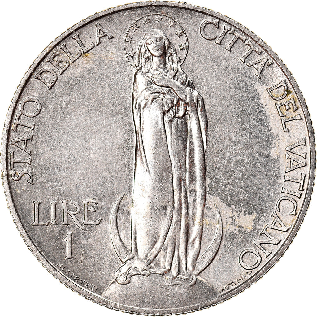 Monnaie, Cité du Vatican, Pius XI, Lira, 1929, Roma, SUP, Nickel, KM:5
