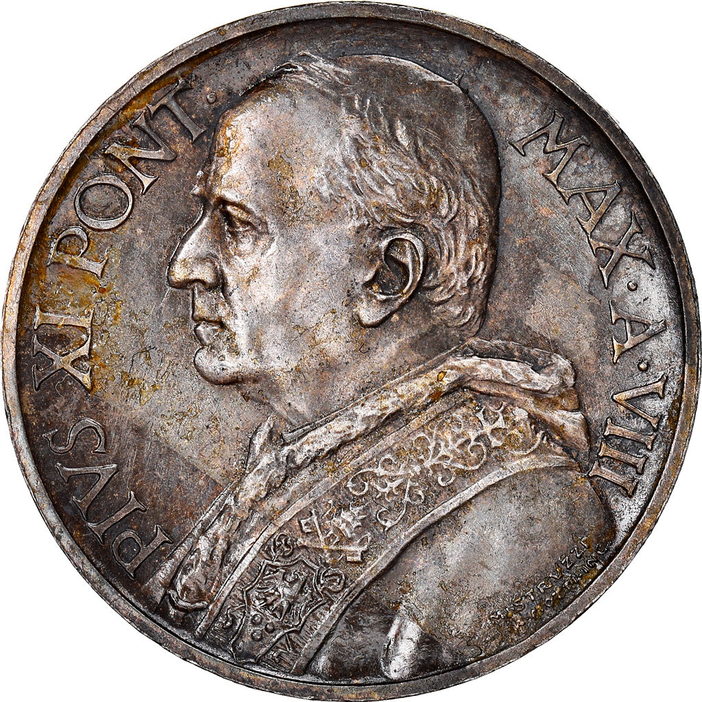 Monnaie, Cité du Vatican, Pius XI, 5 Lire, 1929, Roma, SUP, Argent, KM:7