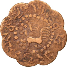 Tibet, 7.5 Skar, 1921, KM #20, VF(20-25), Copper, 22, 2.87