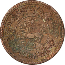 Tibet, 1 Sho, 1935, KM #23, VF(30-35), Copper, 24, 5.85