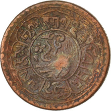 Tibet, 1 Sho, 1921, KM #21.1a, VF(30-35), Copper, 24, 5.18