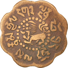 Tibet, 7.5 Skar, 1919, KM #20, VF(20-25), Copper, 22, 3.85