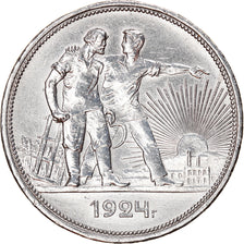 Coin, Russia, Rouble, 1924, AU(50-53), Silver, KM:90.1