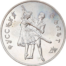 Coin, Russia, Russian Ballet, 3 Roubles, 1993, Moscow, MS(64), Silver, KM:323