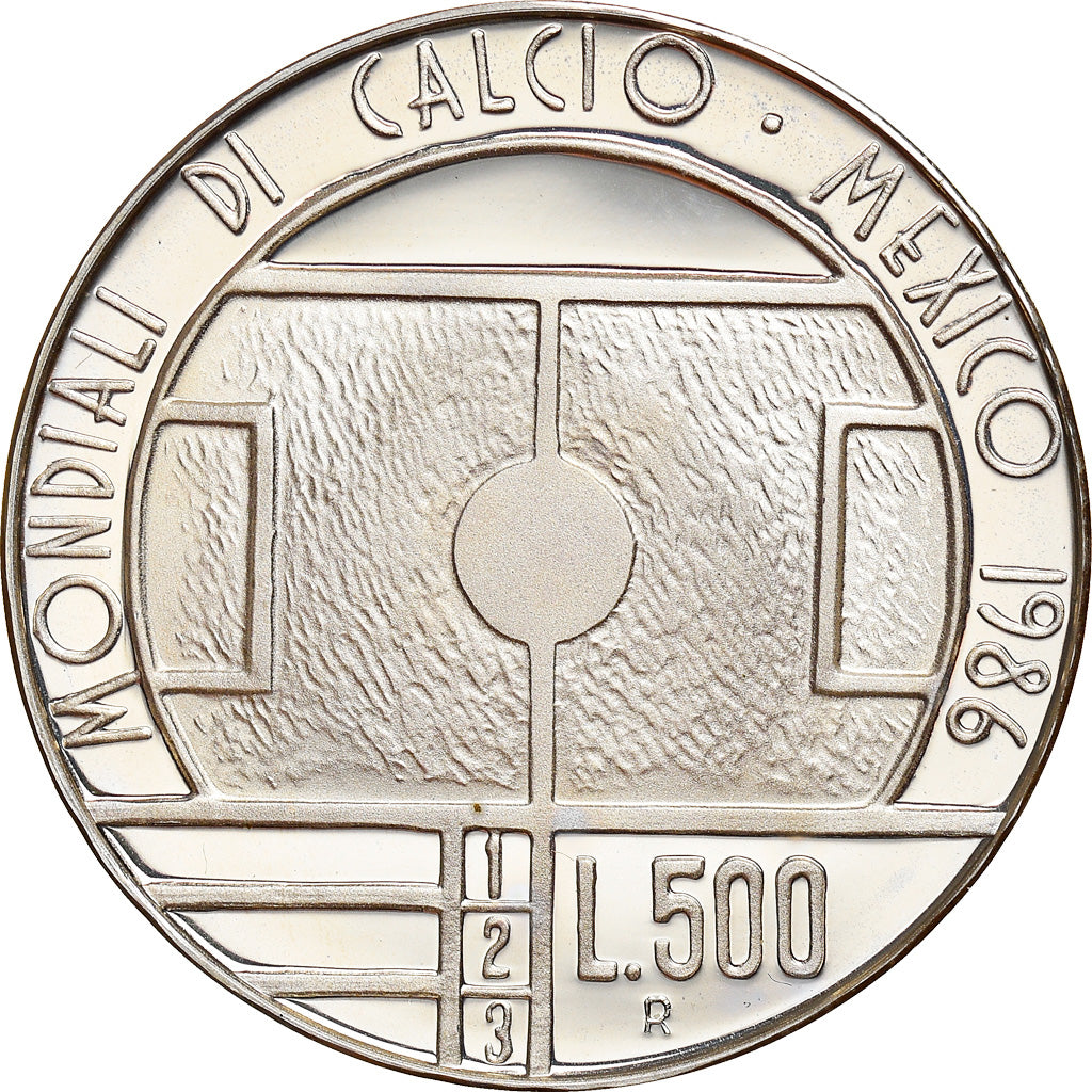 Coin, San Marino, 500 Lire, 1986, Roma, Proof, MS(65-70), Silver, KM:196