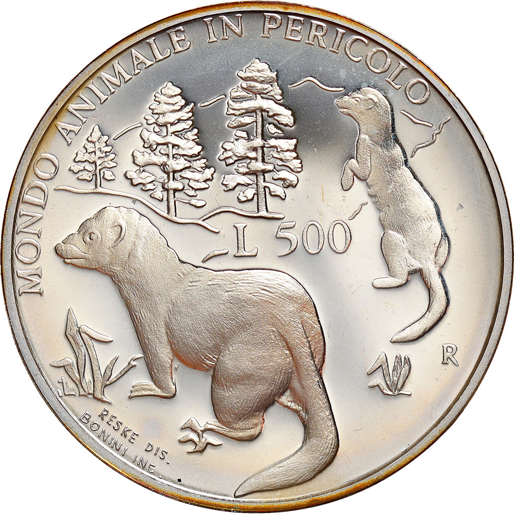Coin, San Marino, 500 Lire, 1993, Roma, Proof, MS(65-70), Silver, KM:291