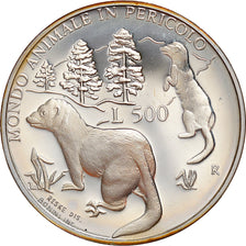Coin, San Marino, 500 Lire, 1993, Roma, Proof, MS(65-70), Silver, KM:291