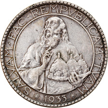 Münze, San Marino, 20 Lire, 1933, Rome, SS+, Silber, KM:11