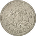BARBADOS, 2 Dollars, 1973, Franklin Mint, KM #15, EF(40-45), Copper-Nickel, 37,.