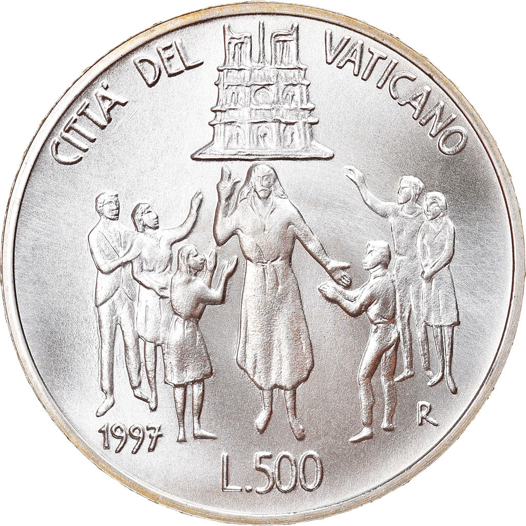 Moneta, CITTÀ DEL VATICANO, John Paul II, 500 Lire, 1997, Roma, FDC, Argento