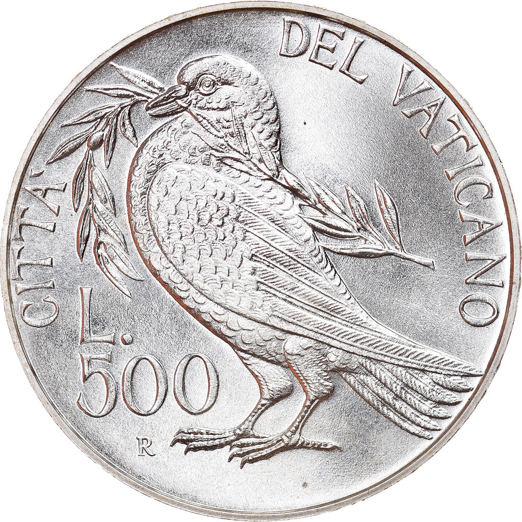 Coin, VATICAN CITY, John Paul II, 500 Lire, 1993, Roma, MS(65-70), Silver