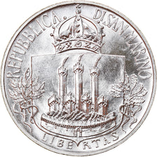 Coin, San Marino, 500 Lire, 1985, Roma, , MS(65-70), Silver, KM:182