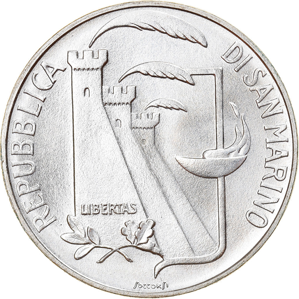 Coin, San Marino, 500 Lire, 1988, Proof, MS(65-70), Silver, KM:216