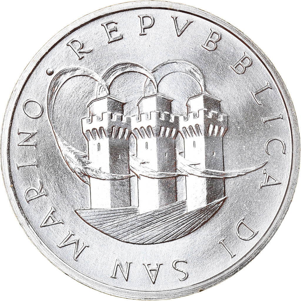 Coin, San Marino, 500 Lire, 1989, Rome, MS(65-70), Silver, KM:243
