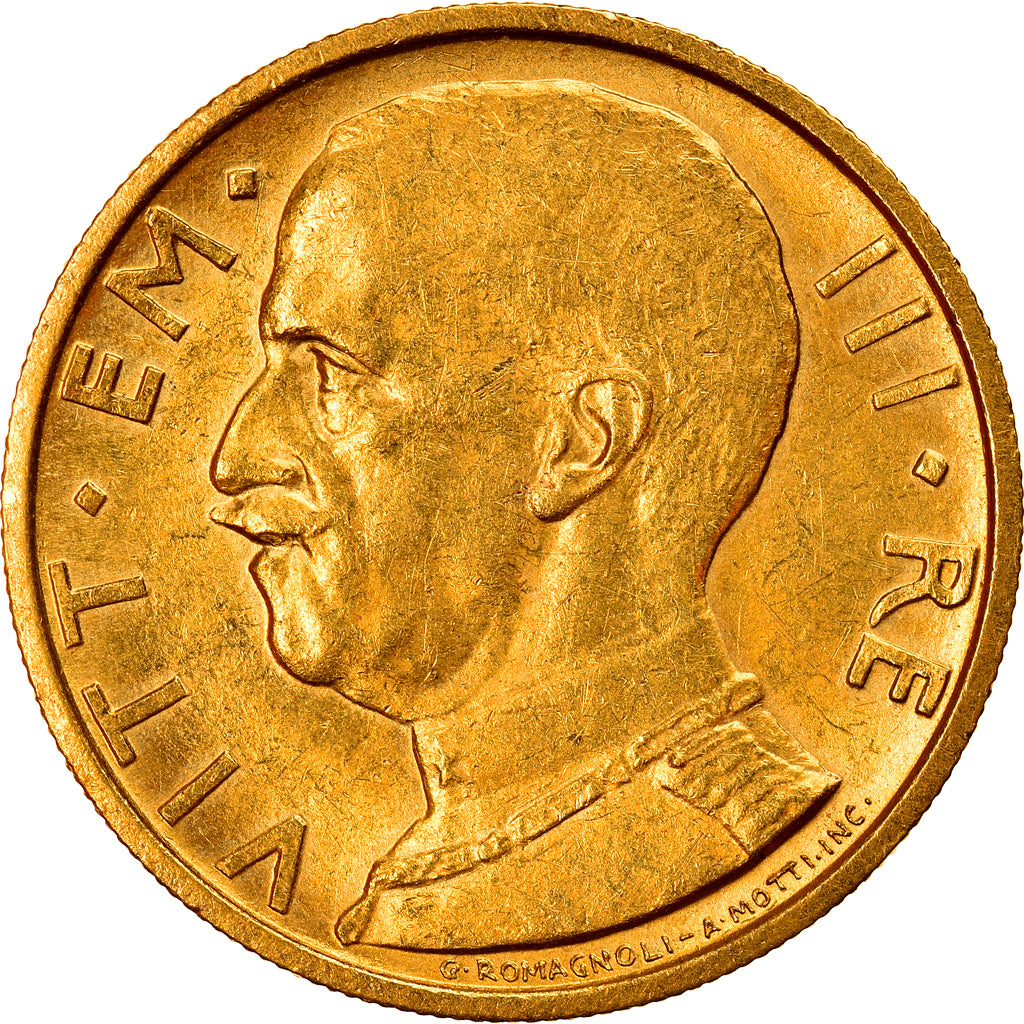Moneta, Italia, Vittorio Emanuele III, 50 Lire, 1932, Rome, SPL, Oro, KM:71