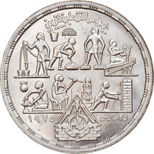 Coin, Egypt, Pound, 1980, AU(55-58), Silver, KM:510