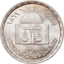 Coin, Egypt, Pound, 1980, AU(55-58), Silver, KM:515