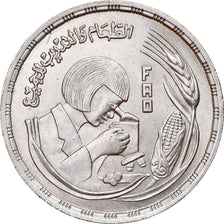 Monnaie, Égypte, Pound, 1978, SPL, Argent, KM:482