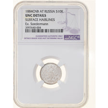 Moneta, Russia, Nicholas II, 10 Kopeks, 1884, Saint-Petersburg, NGC, UNC