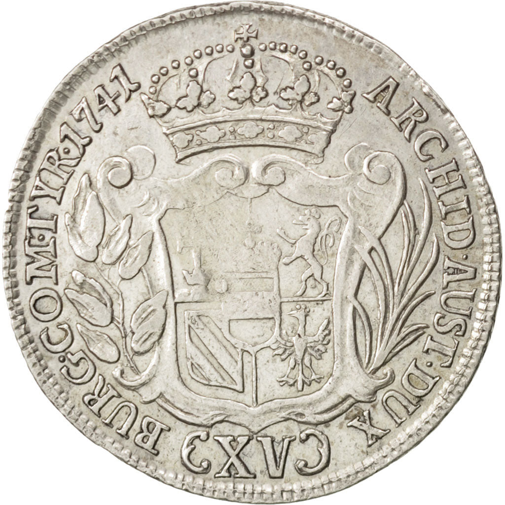 AUSTRIA, 15 Kreuzer, 1741, Vienna, KM #1674, EF(40-45), Silver, 6.16