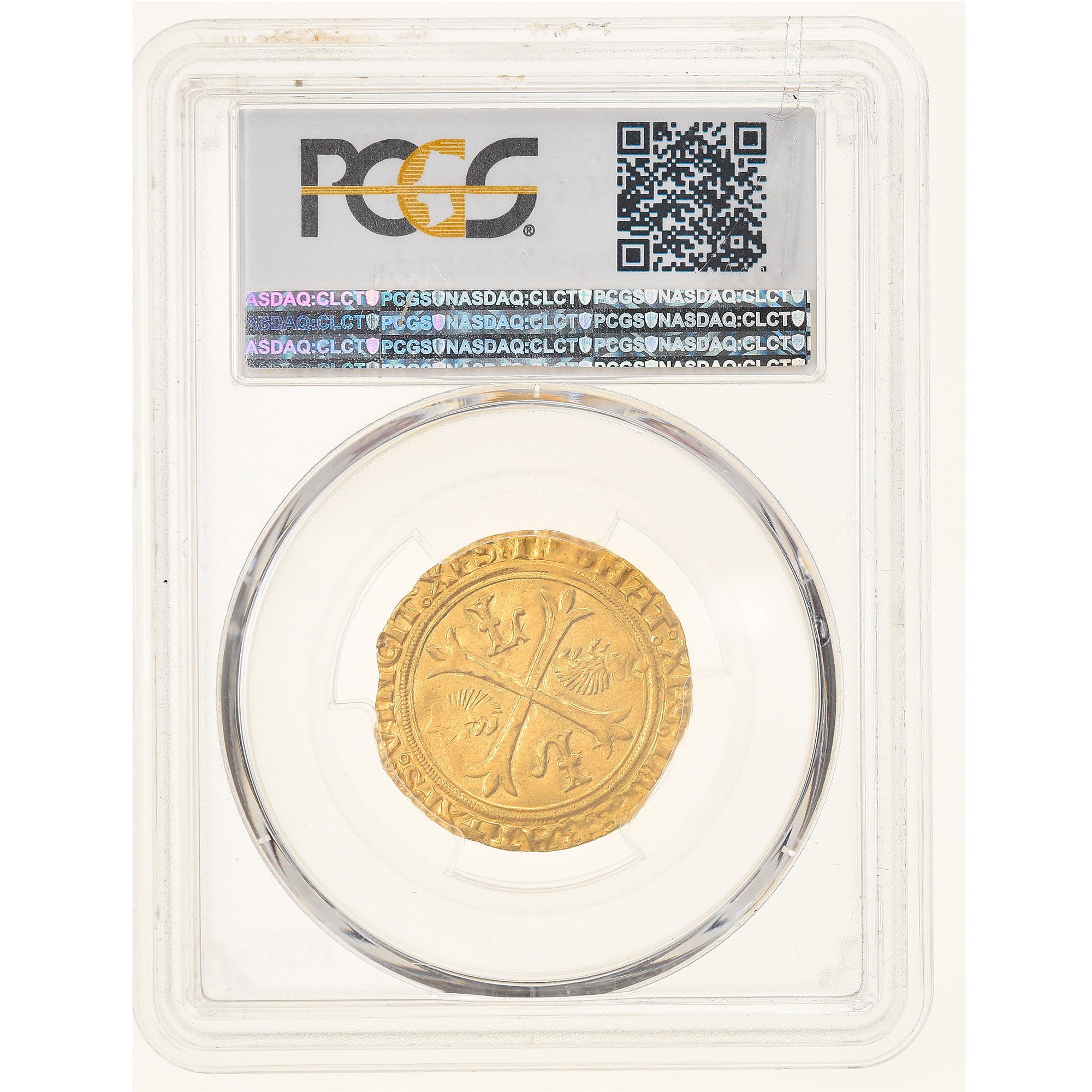 Monnaie, France, Louis XII, Ecu d'or aux Porcs-Epics, 1498, Saint Lô, Rare