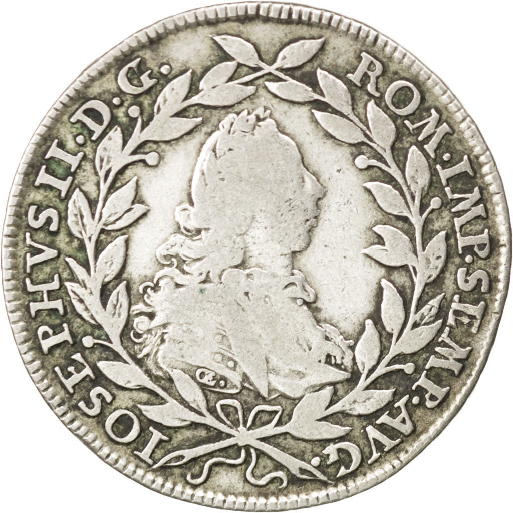 GERMAN STATES, 20 Kreuzer, 1765, KM #343, VF(20-25), Silver, 6.53