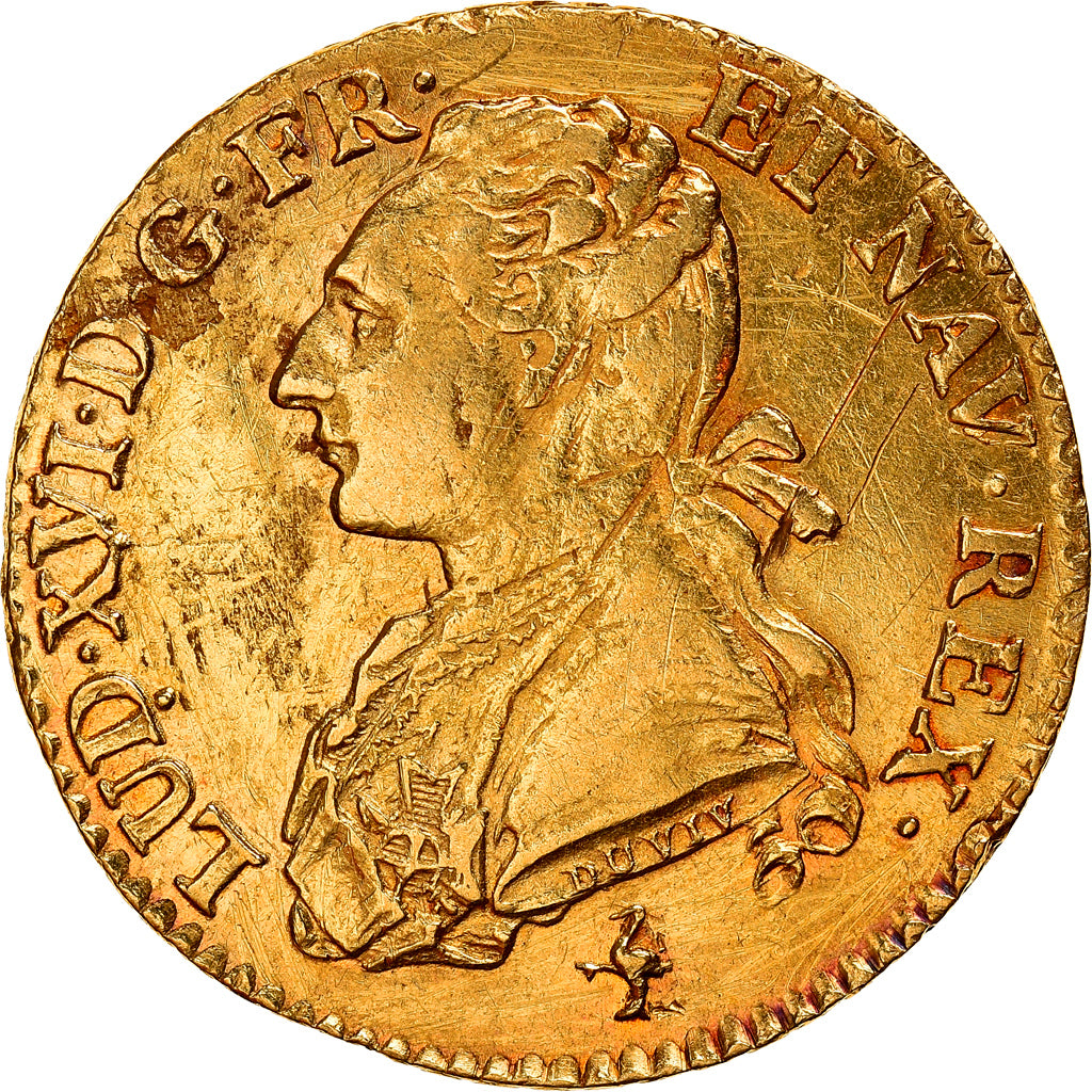 Monnaie, France, Louis XVI, Louis d'or au buste habillé, Louis d'Or, 1776