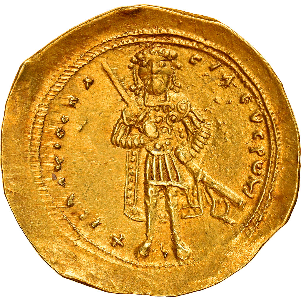 Coin, Isaac Comnene, Scyphate, 1057-1059, Constantinople, AU(55-58), Gold